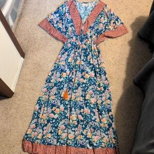 Flowy Floral Maxi Dress